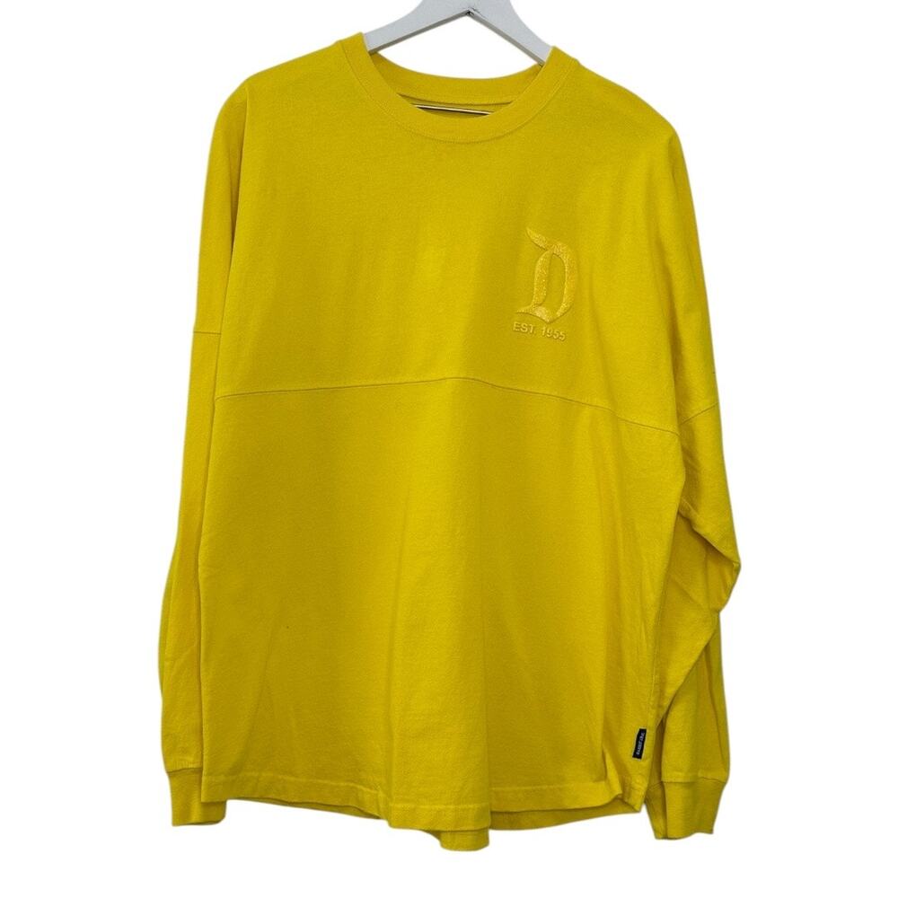 Disneyland Resort Spirit Jersey Dapper Yellow Long Sleeve Size Large - Picture 4 of 10